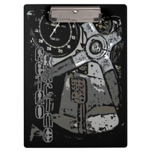 Carpeta De Pinza Diseño Gráfico de Detalles de Oldtimer de Carreras