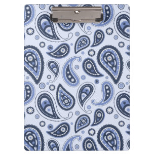 Carpeta De Pinza Diseño Intrincado de Estampado Floral Paisley