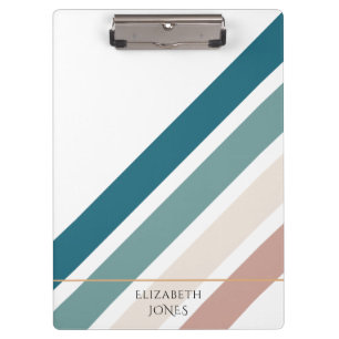 Carpeta De Pinza Diseño minimalista en tonos pastel
