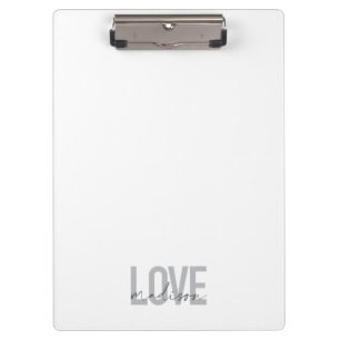 Carpeta De Pinza Diseño moderno, simple, fresco, urbano Love Madiso