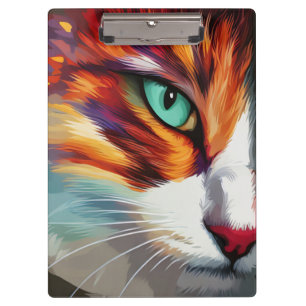 Carpeta De Pinza Diseño ocular del gato