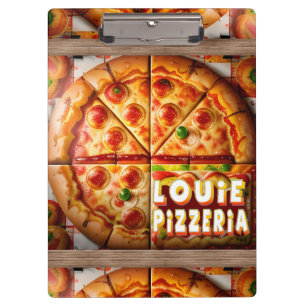 Carpeta De Pinza Diseño Pizza Pizzeria