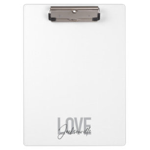 Carpeta De Pinza Diseño sencillo, moderno y fresco Love Jacksonvill