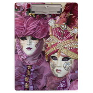 Carpeta De Pinza disfraz de Carnaval morado, Venecia