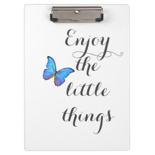 Carpeta De Pinza Disfruta de las pequeñas cosas