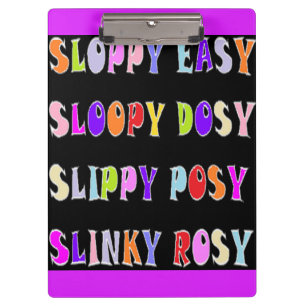 Carpeta De Pinza Disminuido diseño sencillo negro con texto en colo