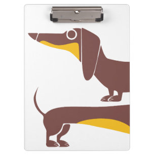 Carpeta De Pinza Divertido dachshund lindo para padres de perros la