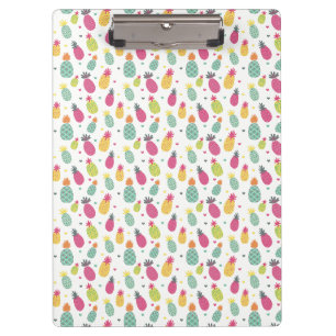 Carpeta De Pinza Divertido patrón tropical de piña