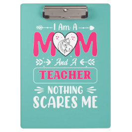 Carpeta De Pinza Divertido profesor mamá, profesor mami gracioso