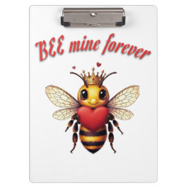 Carpeta De Pinza Diviértete con un Valentín de Abeja Gracioso 