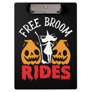 Carpeta De Pinza Diviértete en Halloween con escobas gratis, brujas