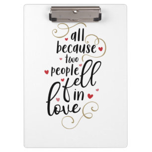 Carpeta De Pinza Doble Regalo Todo Porque Dos Personas Se Enamoraro