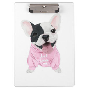 Carpeta De Pinza Dog Lovers   Ama Solo, Perro Amor