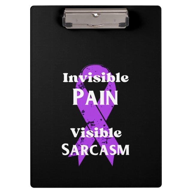 Carpeta De Pinza Dolor invisible sarcástico (Anverso)