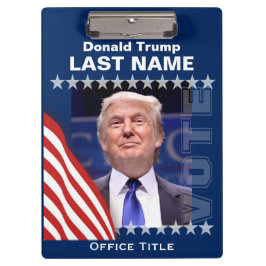 Carpeta De Pinza Donald Trump para presidente 2016