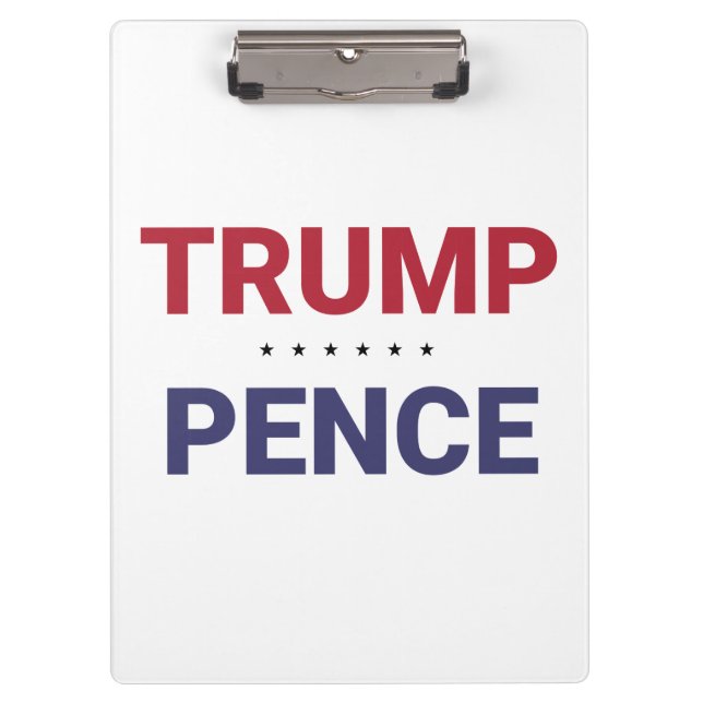 Carpeta De Pinza Donald Trump y Mike Pence (elecciones de 2020 en E (Anverso)