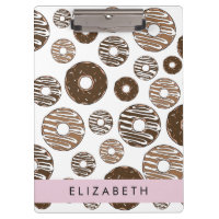 Donuts de chocolate, donuts de caramelo, gritos, t