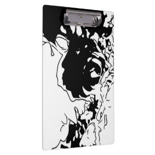 Carpeta De Pinza Doodle de flores