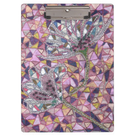 Carpeta De Pinza Dos flores