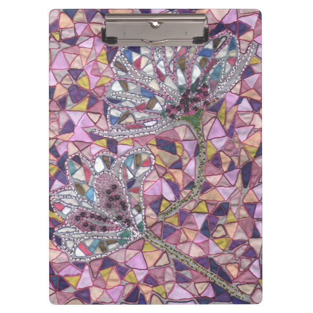 Carpeta De Pinza Dos flores (Anverso)