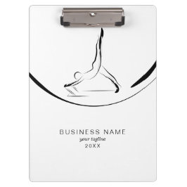 Carpeta De Pinza Dos poisas de Pilates sobre el reformador | Color