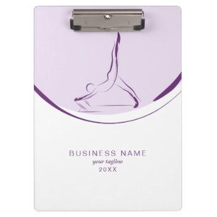 Carpeta De Pinza Dos poisas de Pilates sobre el reformador   Color