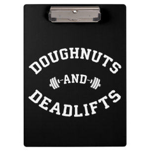 Carpeta De Pinza Doughnut and Deadlifts - Divertido entrenamiento p