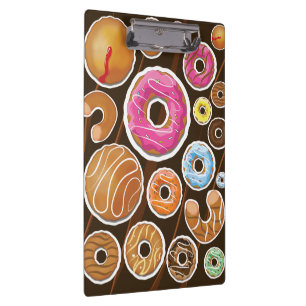 Carpeta De Pinza Doughnut Clásicos