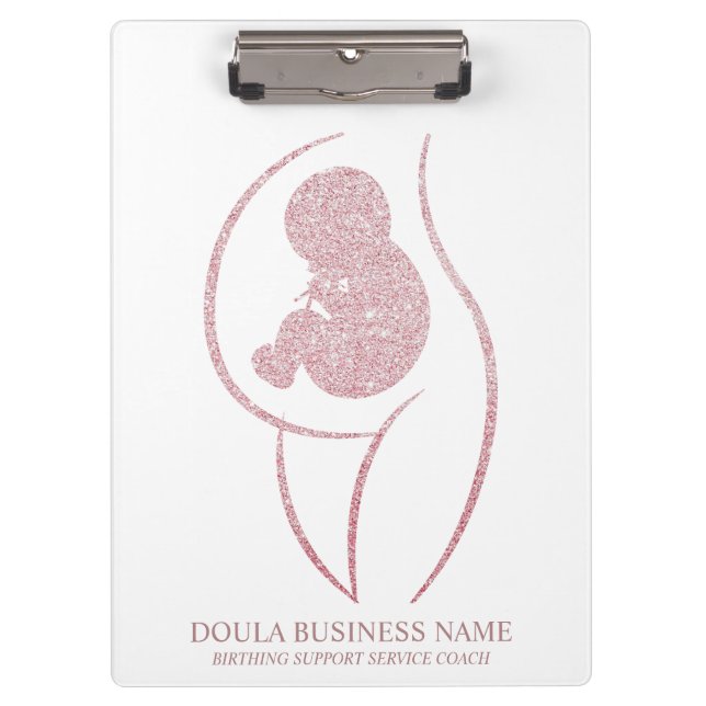 Carpeta De Pinza Doula & Birth Coach Custom (Anverso)