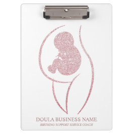 Carpeta De Pinza Doula y Entrenador de Parto Personalizado