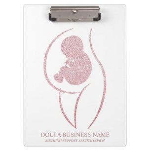 Carpeta De Pinza Doula y Entrenador de Parto Personalizado