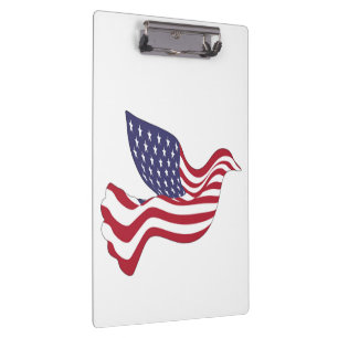 CARPETA DE PINZA DOVE DE PAZ ESTADOUNIDENSE