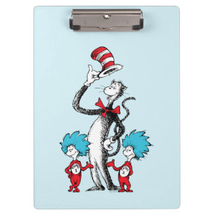 Carpeta De Pinza Dr. Seuss   El gato en el sombrero, Cosita Uno y C
