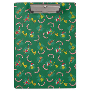 Carpeta De Pinza Dr. Seuss Grinch Patrón de Merry Grinchmas