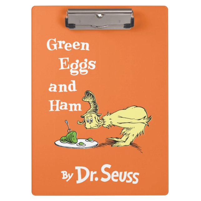 Carpeta De Pinza Dr. Seuss | Huevos verdes con jamón (Anverso)