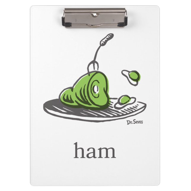 Carpeta De Pinza Dr. Seuss | Huevos verdes con jamón (Anverso)