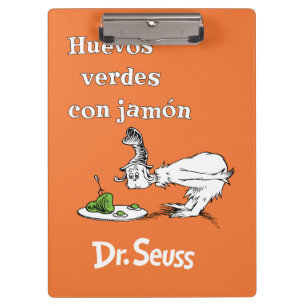 Carpeta De Pinza Dr. Seuss Huevos Verdes con Jamón en Español