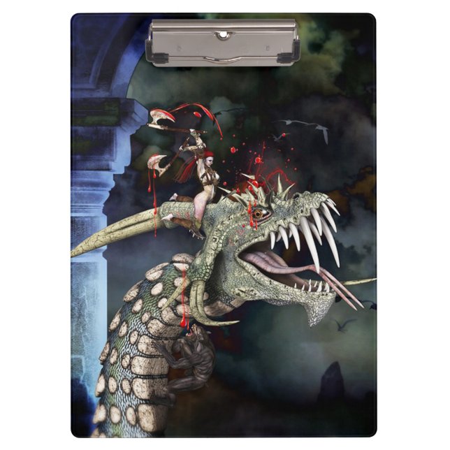 Carpeta De Pinza Dragón (Anverso)