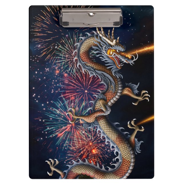 Carpeta De Pinza Dragón Chino (Anverso)