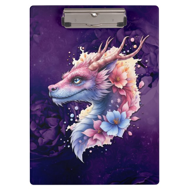 Carpeta De Pinza Dragón Guardián Suave.  (Anverso)