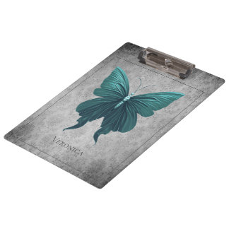 Carpeta De Pinza Dragón jewado verde azulado