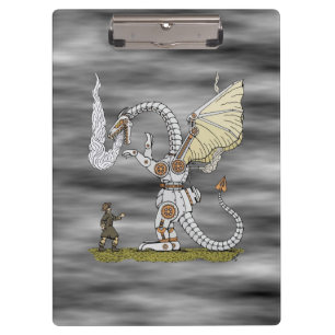 Carpeta De Pinza Dragón mecánico
