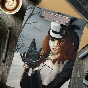 Carpeta De Pinza Dragonfly de Steampunk Victorian