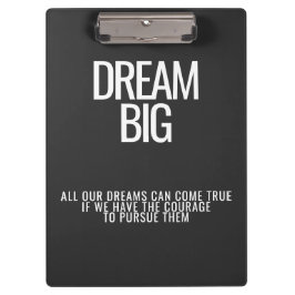 Carpeta De Pinza Dream Big Clipboard