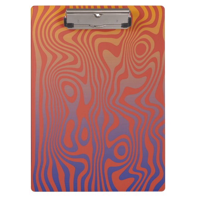 Carpeta De Pinza Dream Flow l Abstract Trippy Pattern - No. 01 (Anverso)