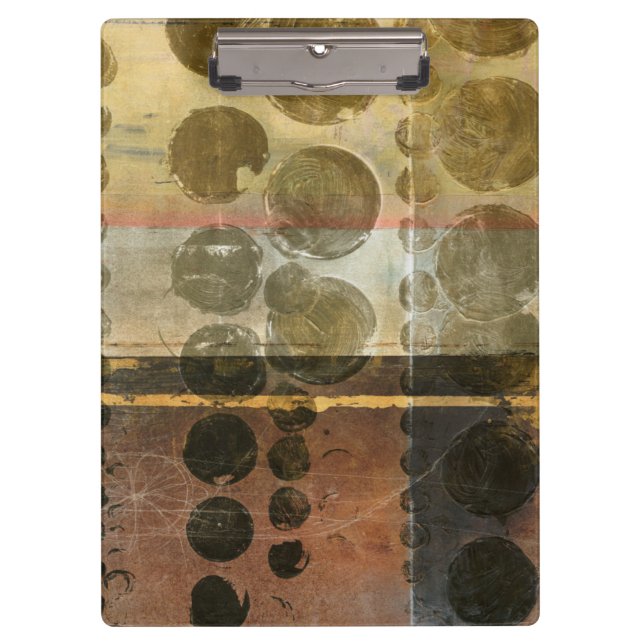 Carpeta De Pinza Dropletas verdes circulares (Anverso)