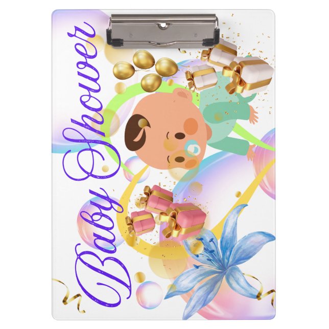 Carpeta De Pinza Ducha de Bebé (Anverso)