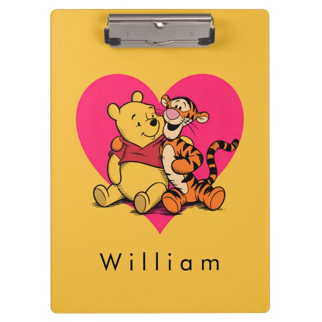 Carpeta De Pinza Dulce Winnie the Pooh y Tigger (Anverso)