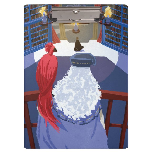 Carpeta De Pinza Dumbledore & Fawkes en Balcony (Anverso)