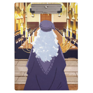Carpeta De Pinza Dumbledore hablando en el Gran Salón de Hogwarts
